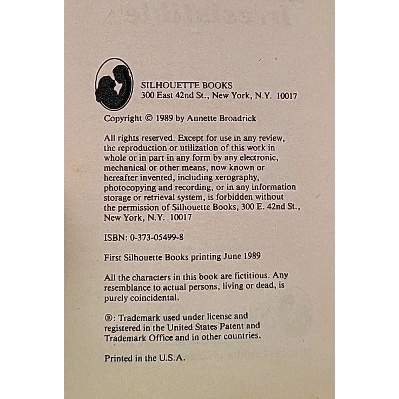 Irresistible by Annette Broadrick (1989, Mass Market)