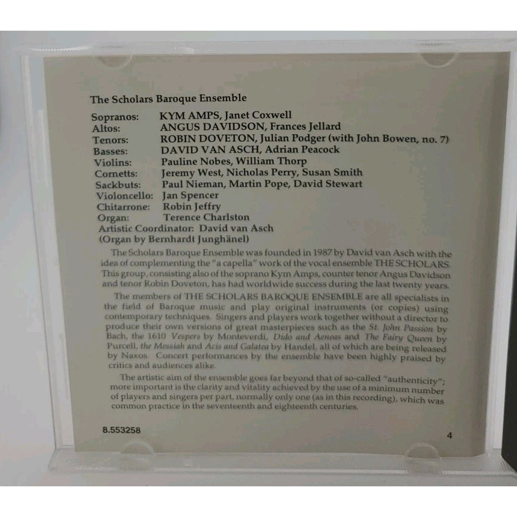 Messiah by Handel / Scholars Baroque Ensemble (CD, 1995)