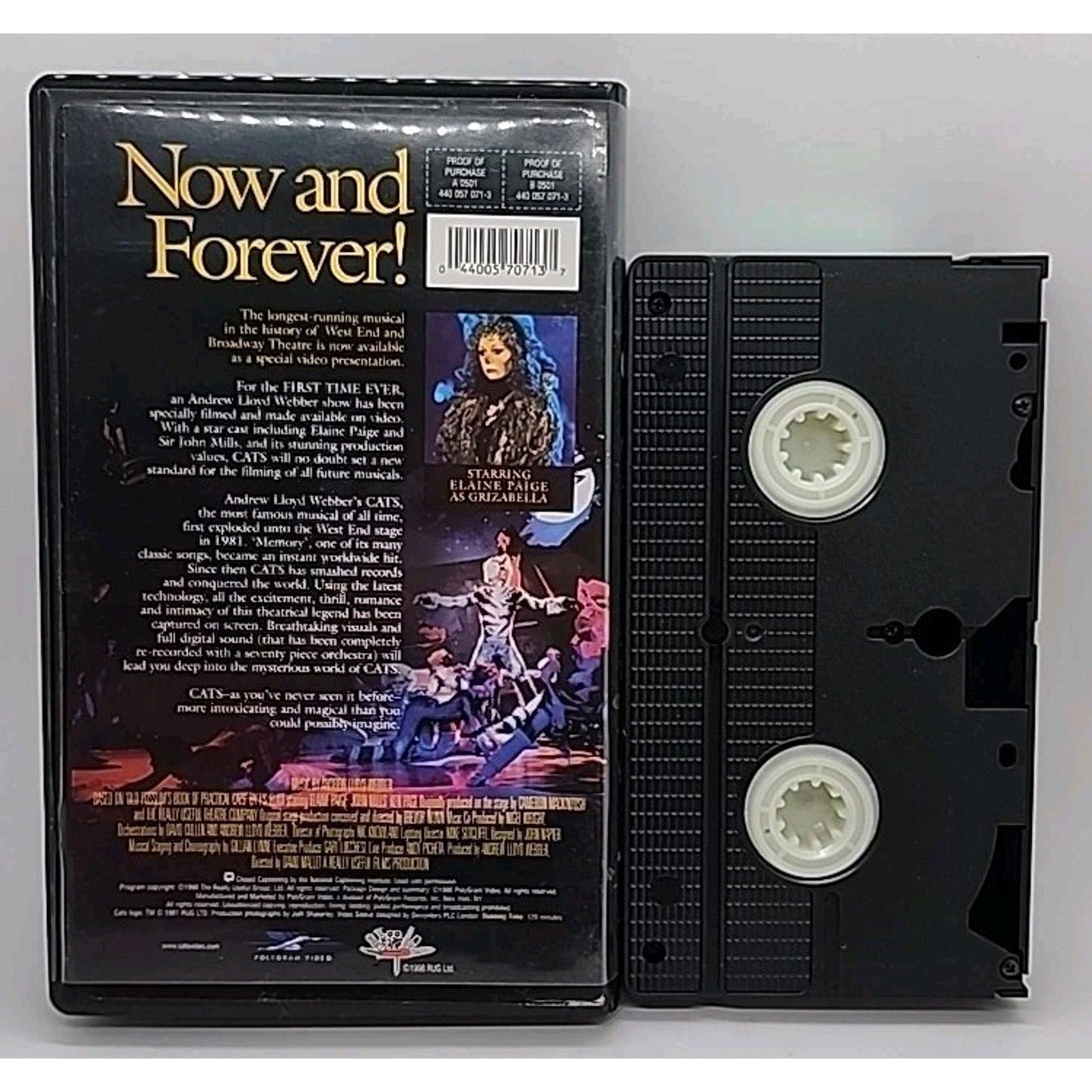Cats: The Musical (VHS, 1998)