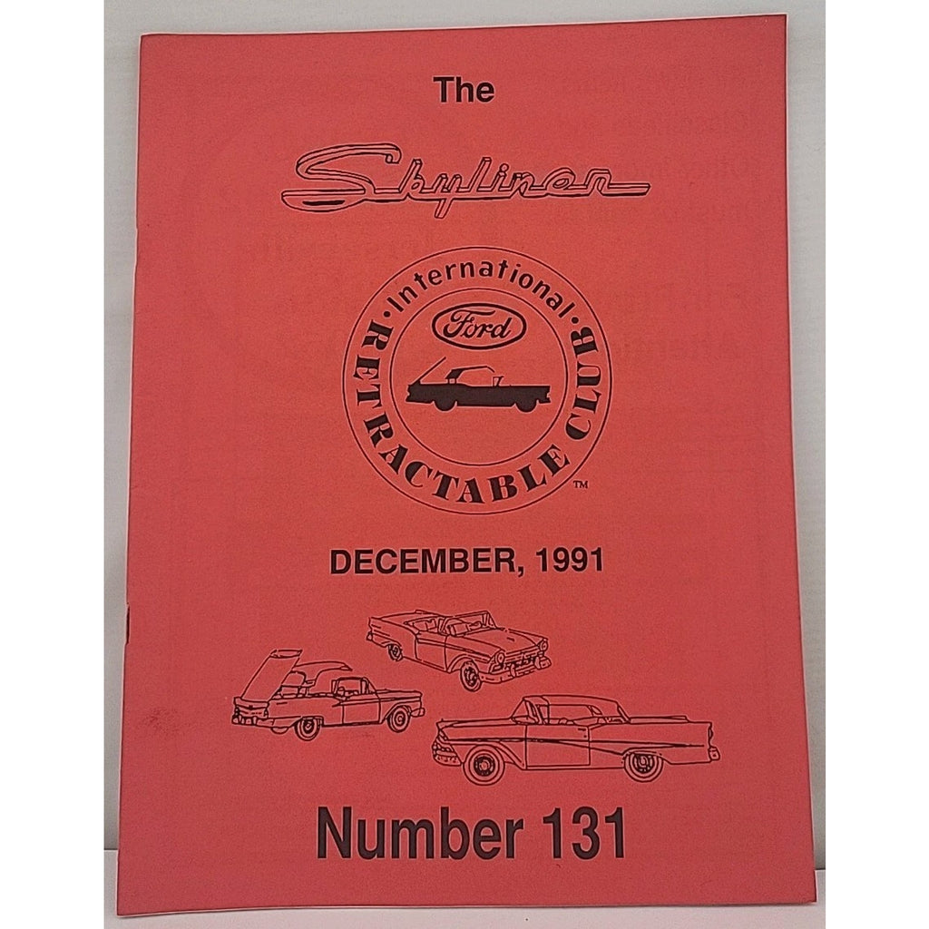 The Skyliner - International Retractable Club - December 1991 Number 131