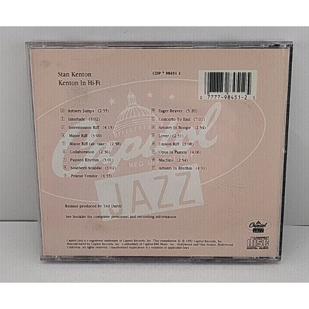 Kenton in Hi Fi by Stan Kenton (CD, 1992)