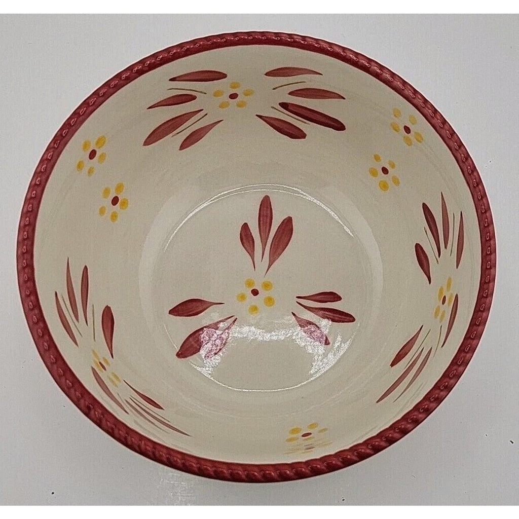Temp-tations by Tara Old World Cranberry 18oz Bowls Set of 4