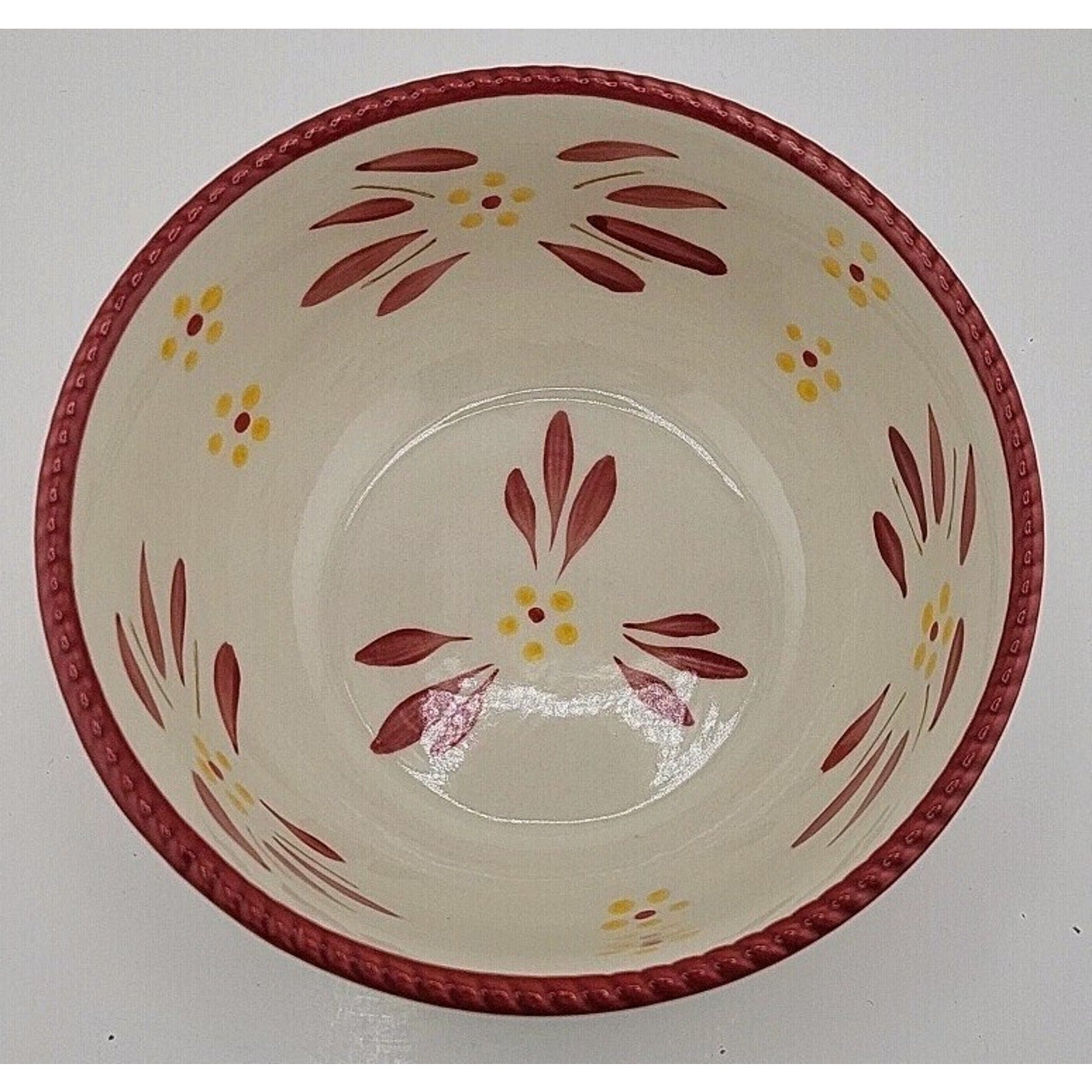 Temp-tations by Tara Old World Cranberry 18oz Bowls Set of 4