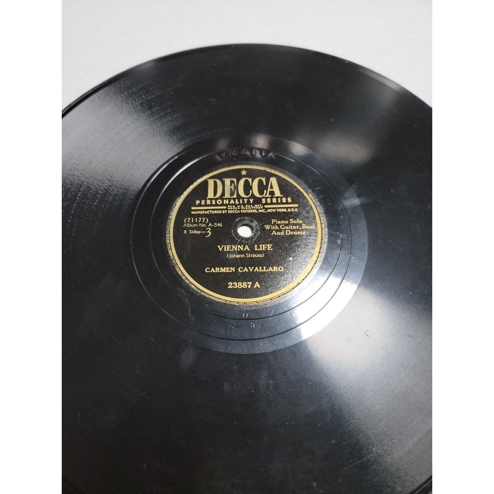 Vienna Life/Artists Life By Johann Strauss Record