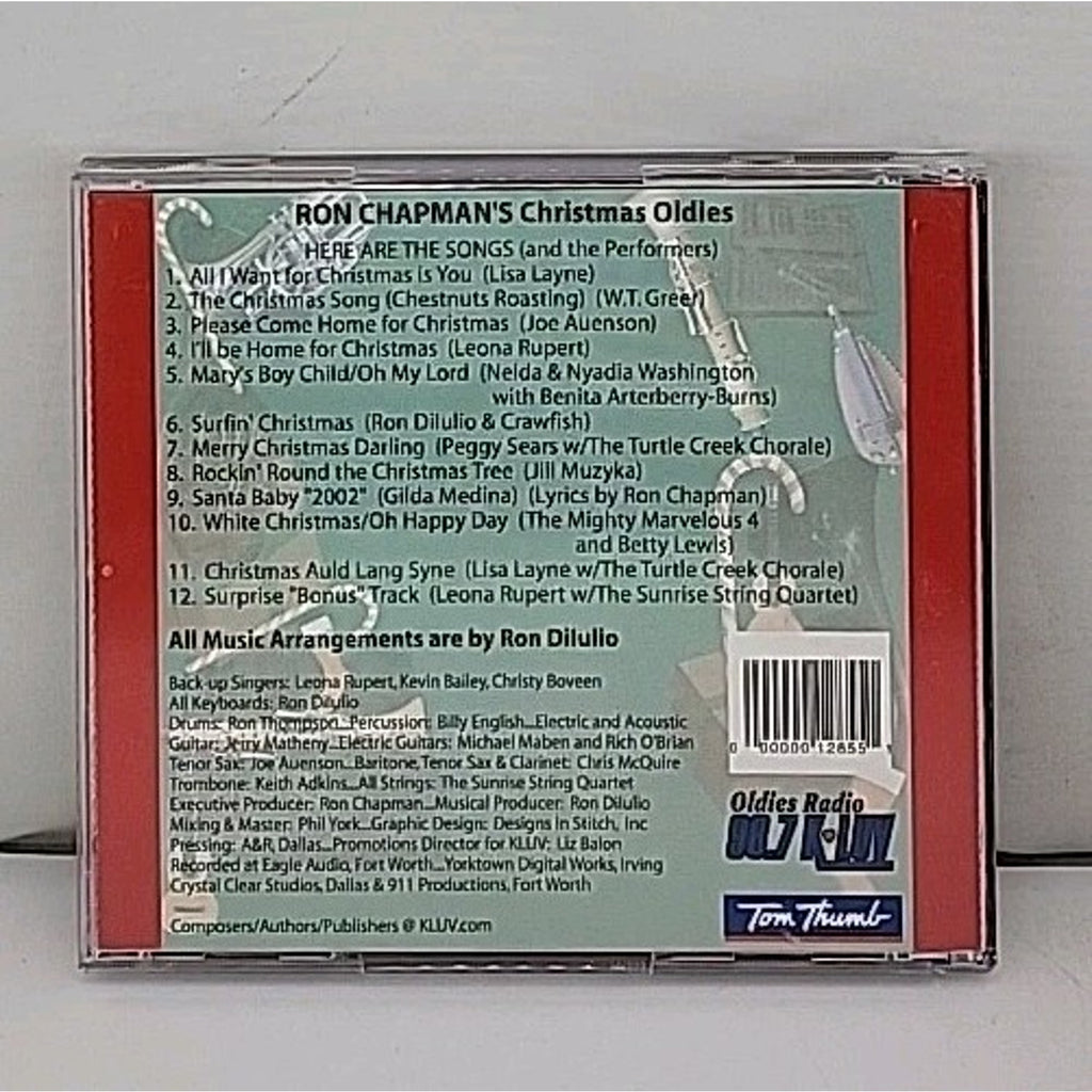 Ron Chapman’s Christmas Oldies CD – Oldies Radio 98.7 KLUV Holiday Hits