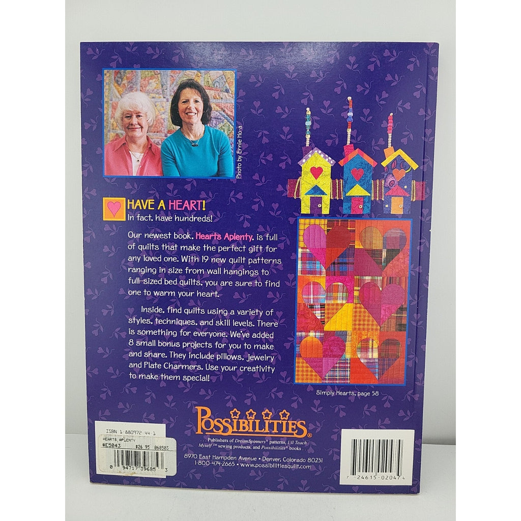 Hearts A Plenty Quilt Book 16 Charming Folk Art Patterns Milligan & Smith