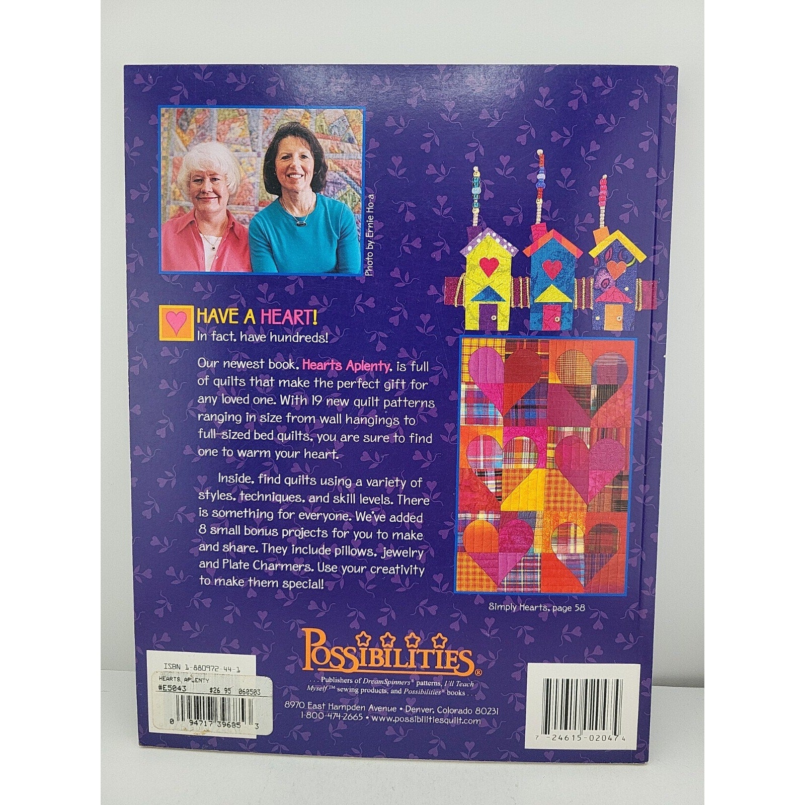 Hearts A Plenty Quilt Book 16 Charming Folk Art Patterns Milligan & Smith