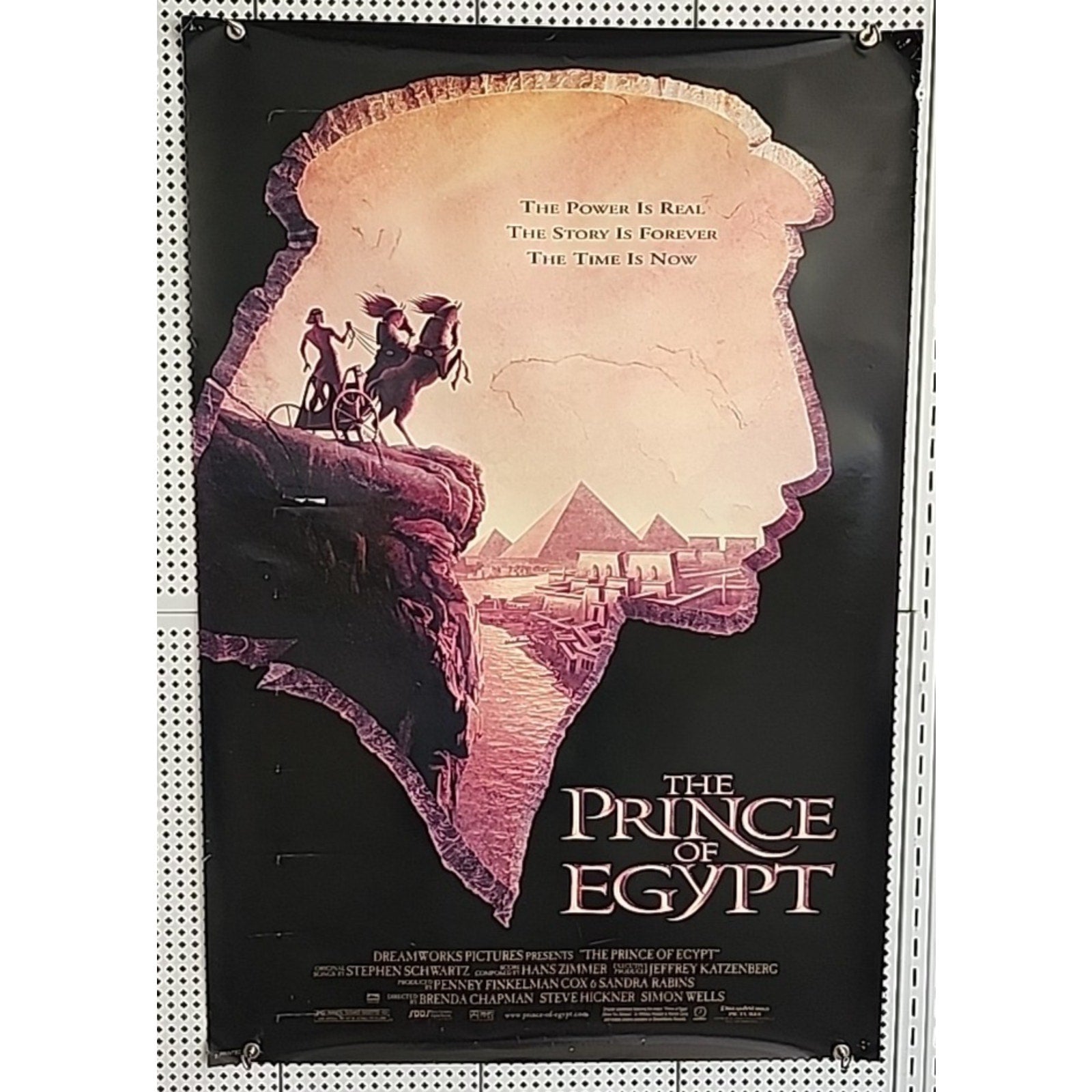 1998 The Prince Of Egypt Original Movie House Full Sheet Poster 27x40