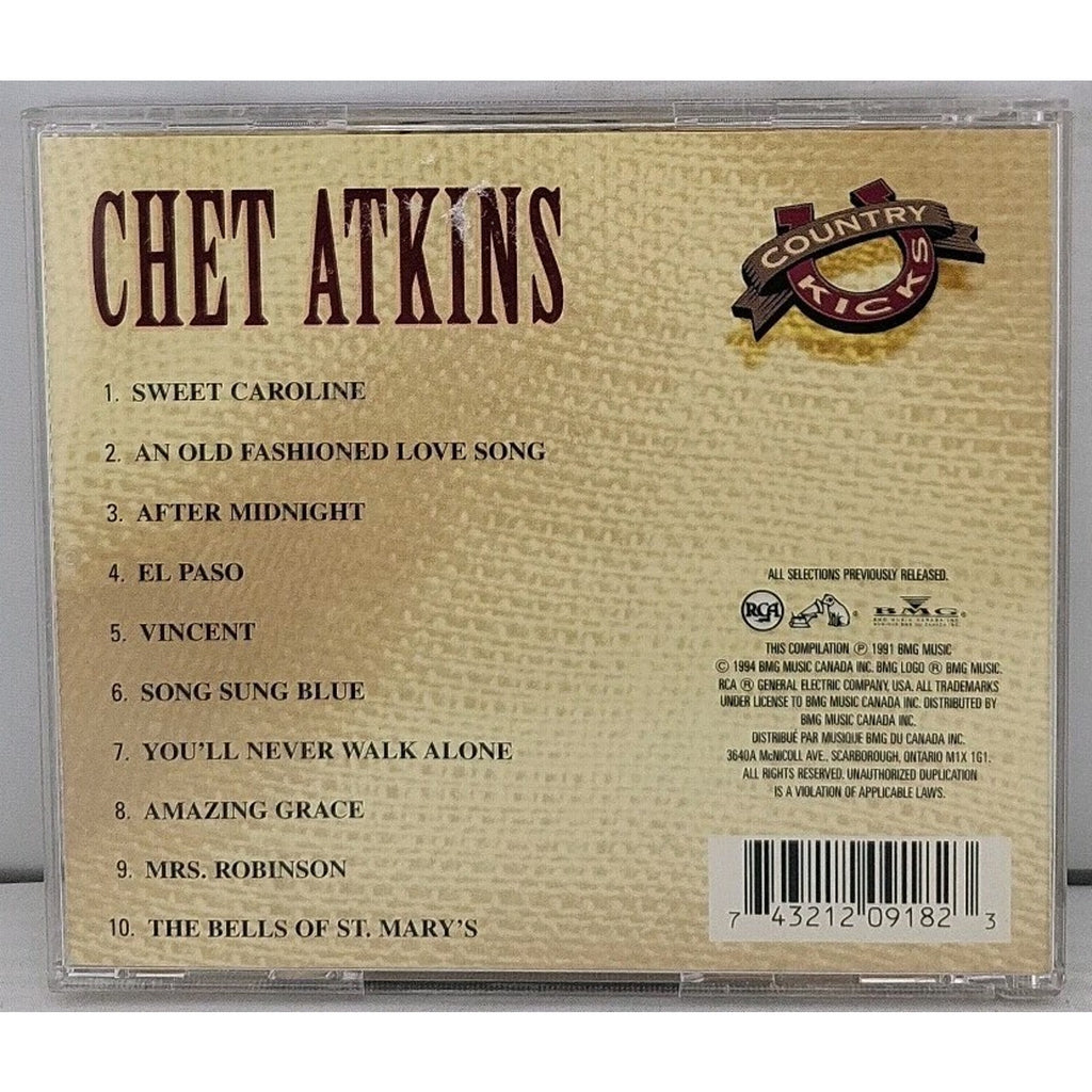 Chet Atkins Country Kicks CD