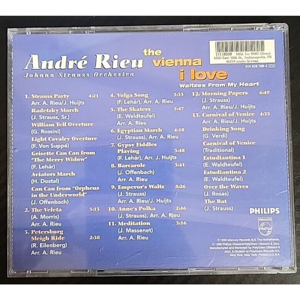 Andre Rieu The Vienna I Love (CD)