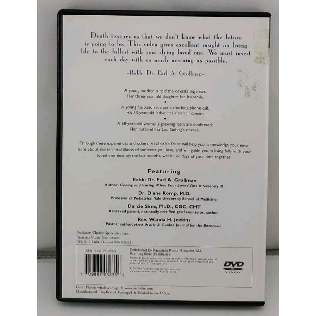 At Death's Door: Facing the Terminal Illness of a Loved One [DVD]