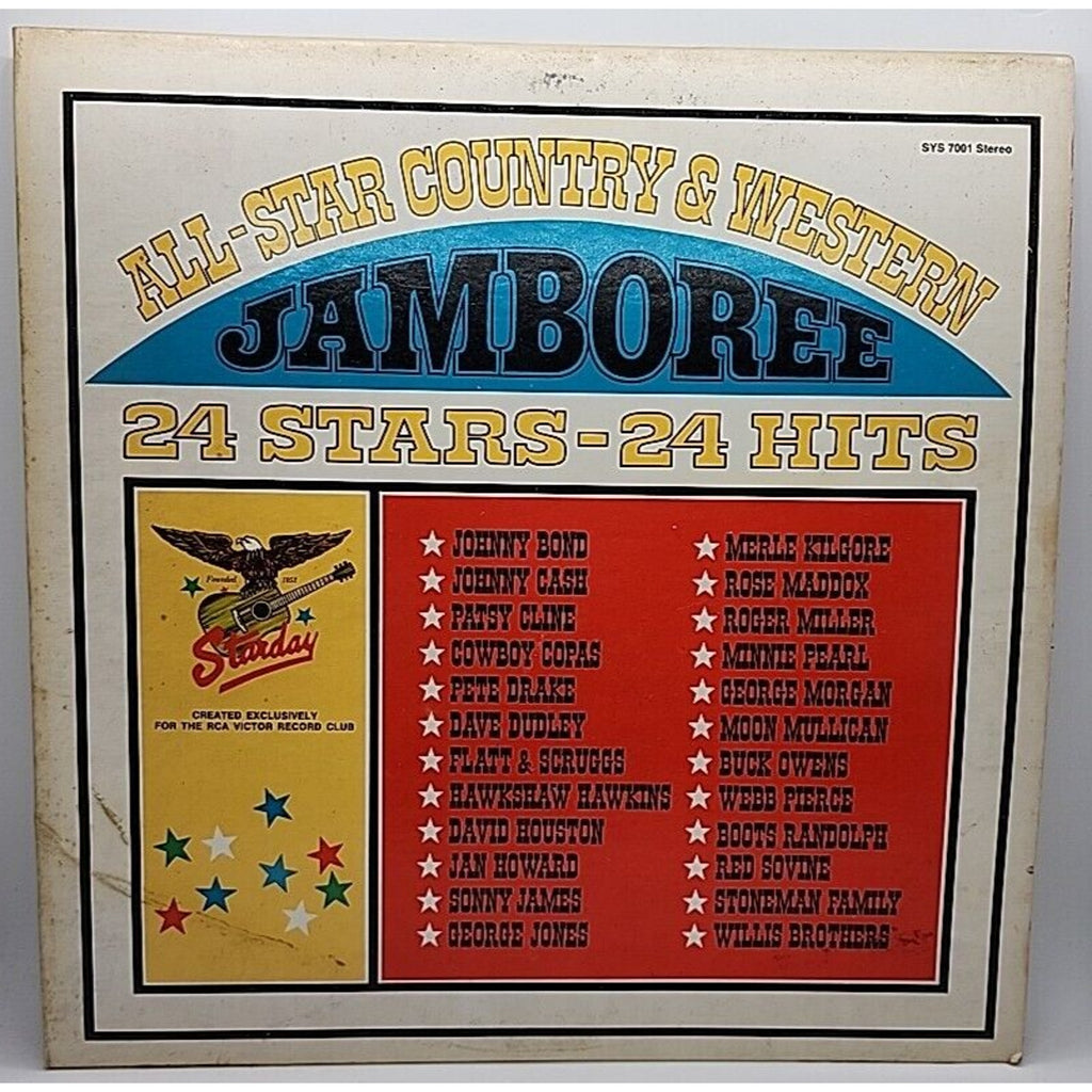 All Star Country & Western Jamboree 2LP Starday SYS 7001 (Record)