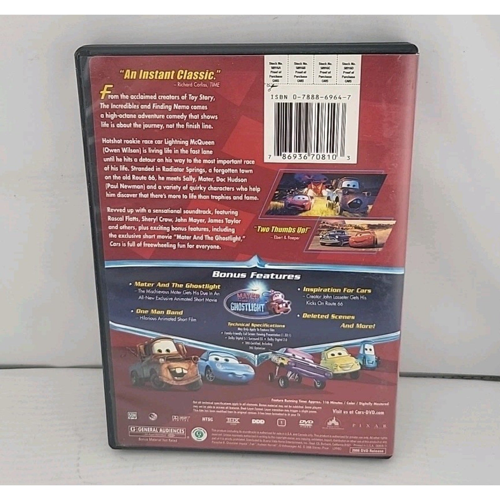 Cars (DVD, 2006)