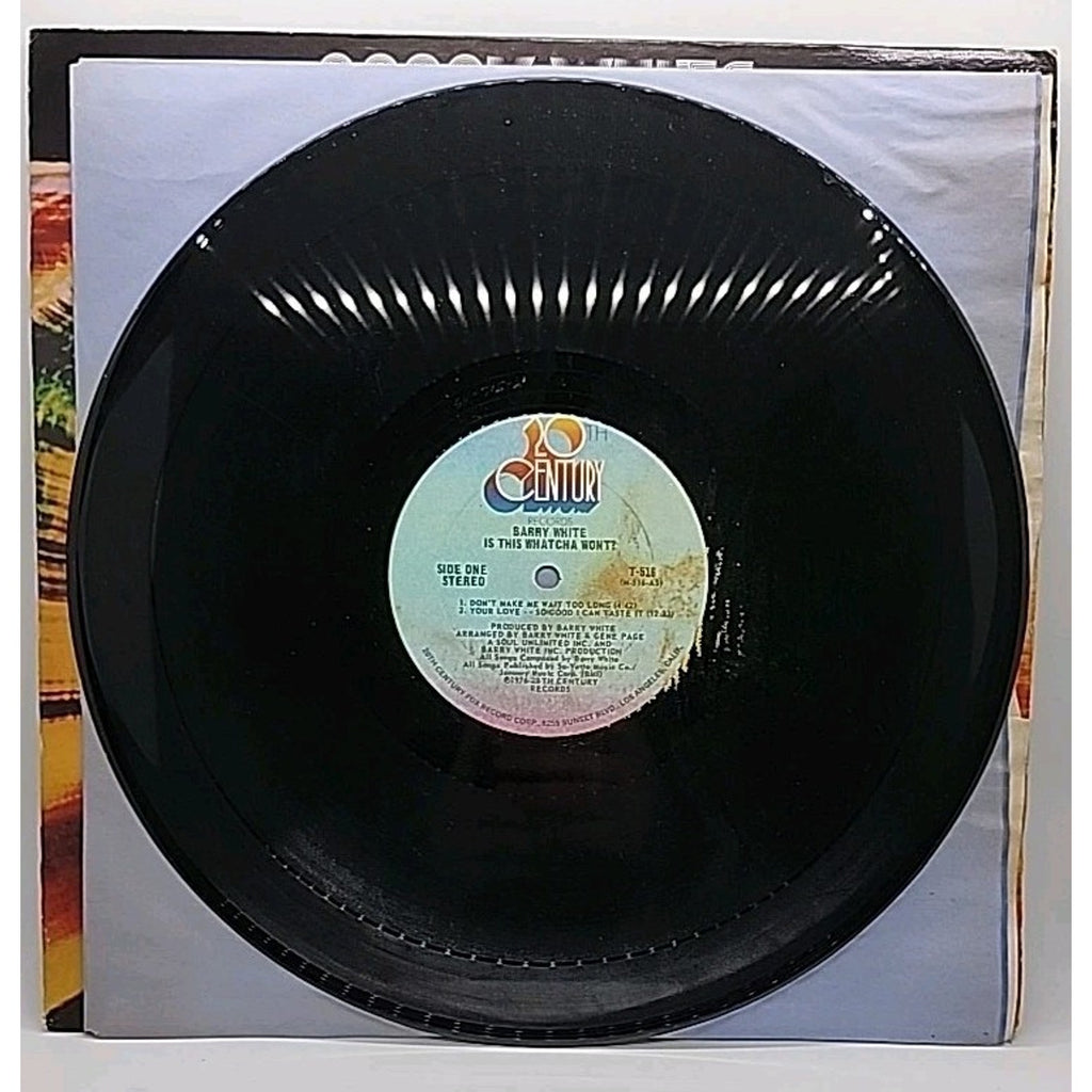 Is This Whatcha Wont? Barry White Vinyl LP (Record)