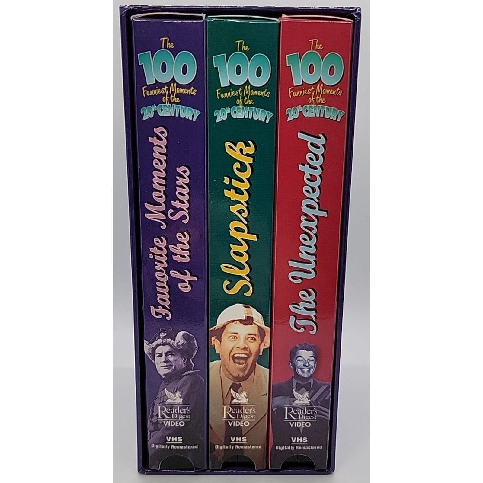 The 100 Funniest Moments of the 20th Century 3 VHS Boxed Set 1995 Readers Digest