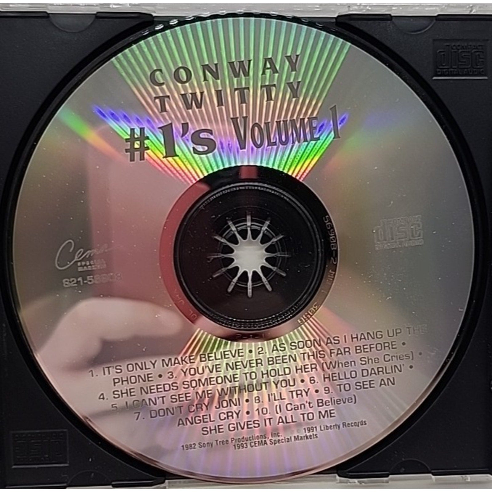 Conway Twitty #1’s Volume 1 (CD)