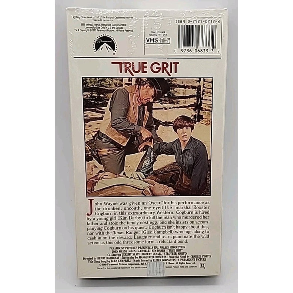 True Grit (VHS) *Brand New*