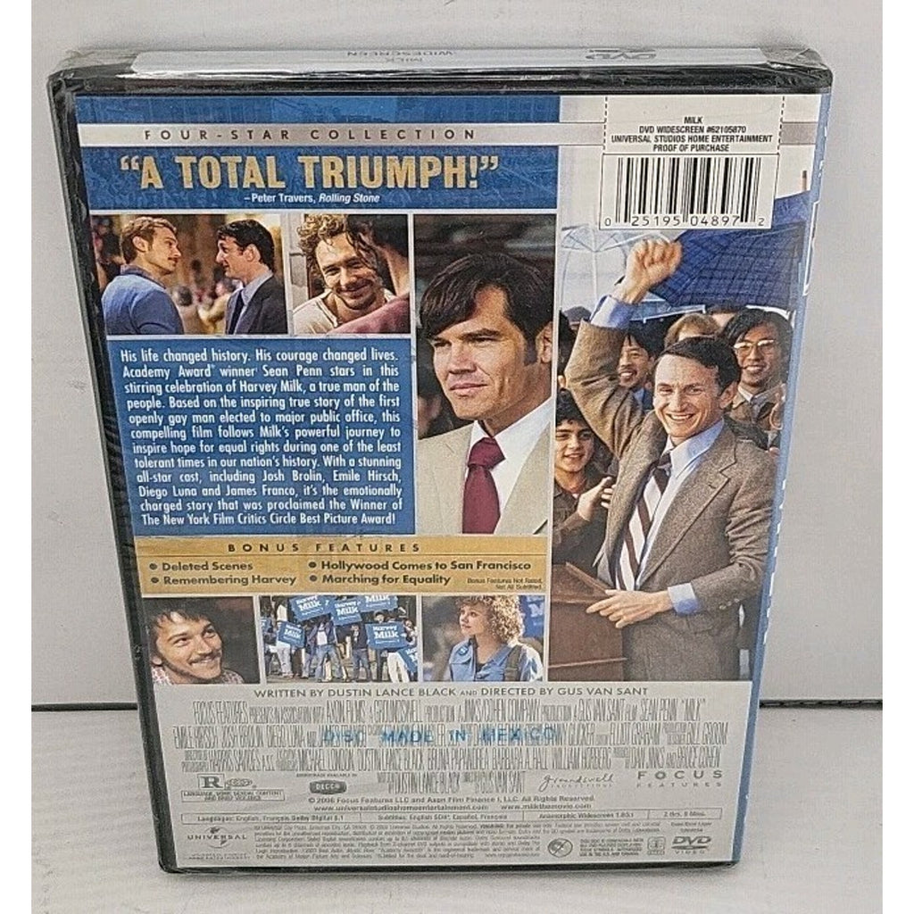 Milk (DVD, 2008) *Brand New*