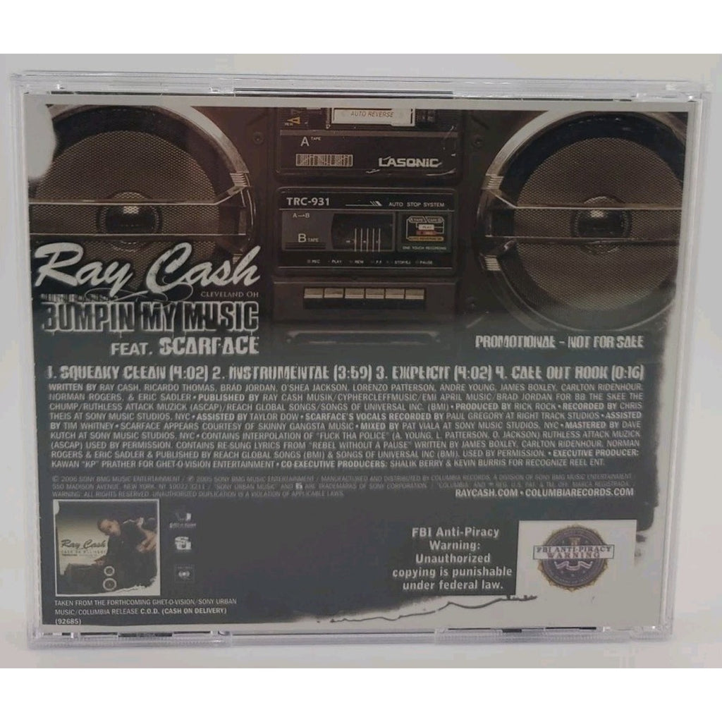 Ray Cash Bumpin My Music Feat. Scarface (CD)