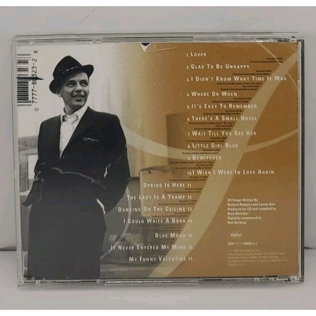 Sings the Select Rodgers & Hart by Frank Sinatra (CD, Apr-1995, Capitol)