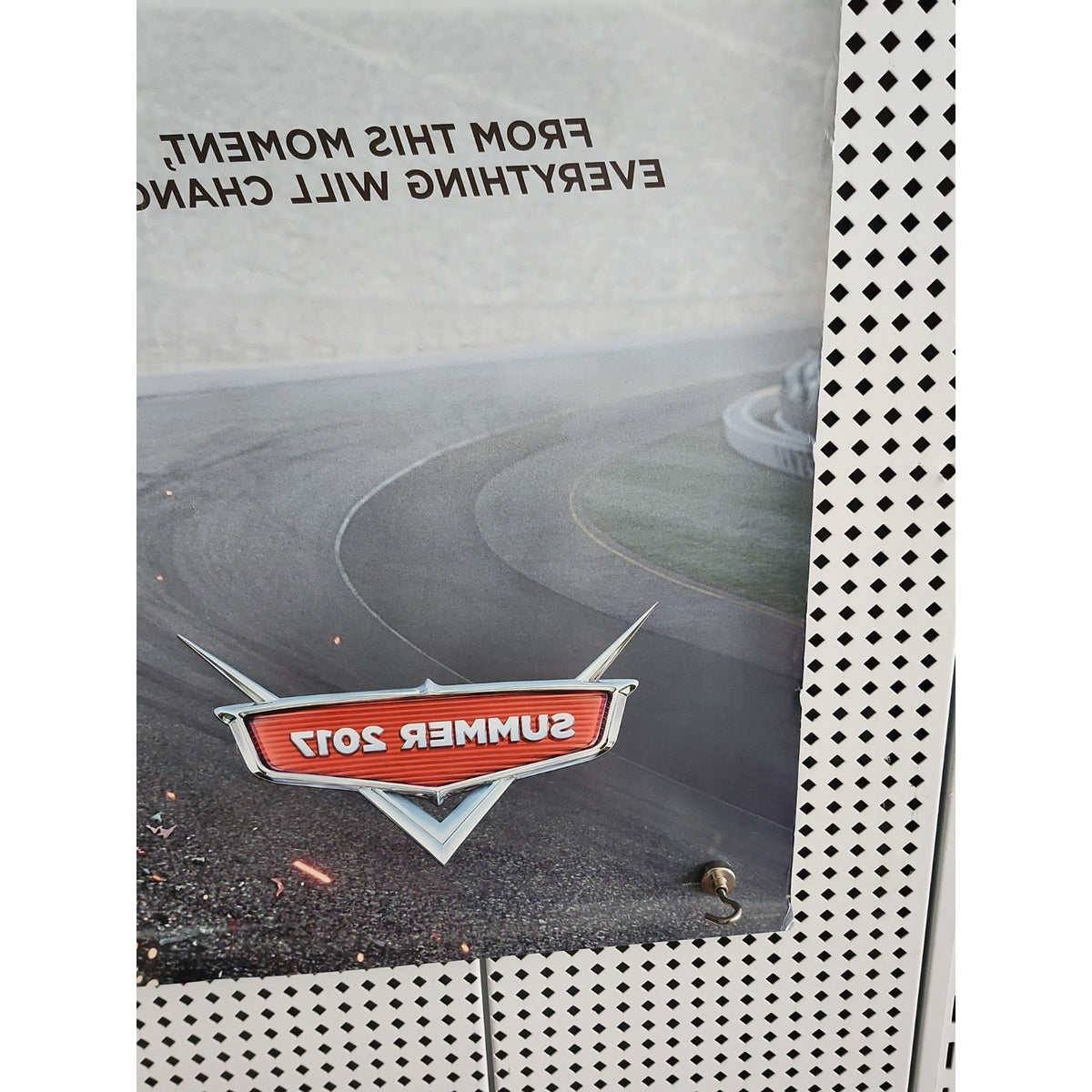 Cars 3 Original 27x40 D/S Movie Poster, Double Sided.