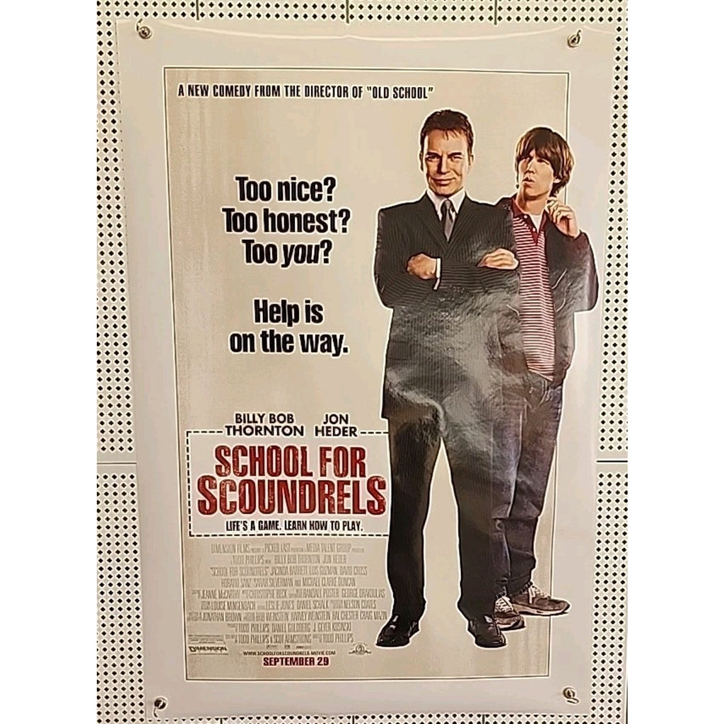 School For Scoundrels Original 27x40 D/S Movie Poster 2006