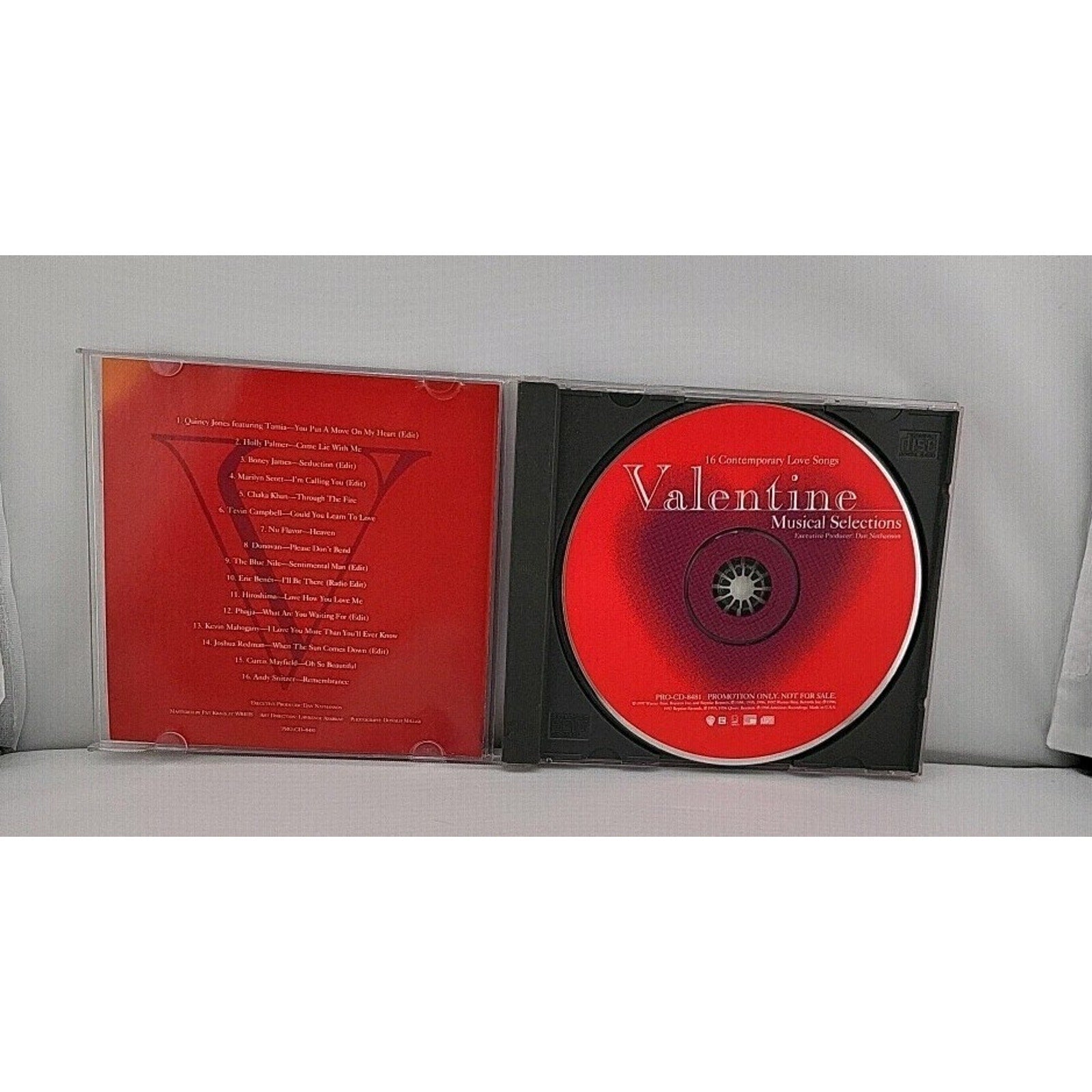 Valentine Musical Selections 16 Contemporary Love Songs Audio CD