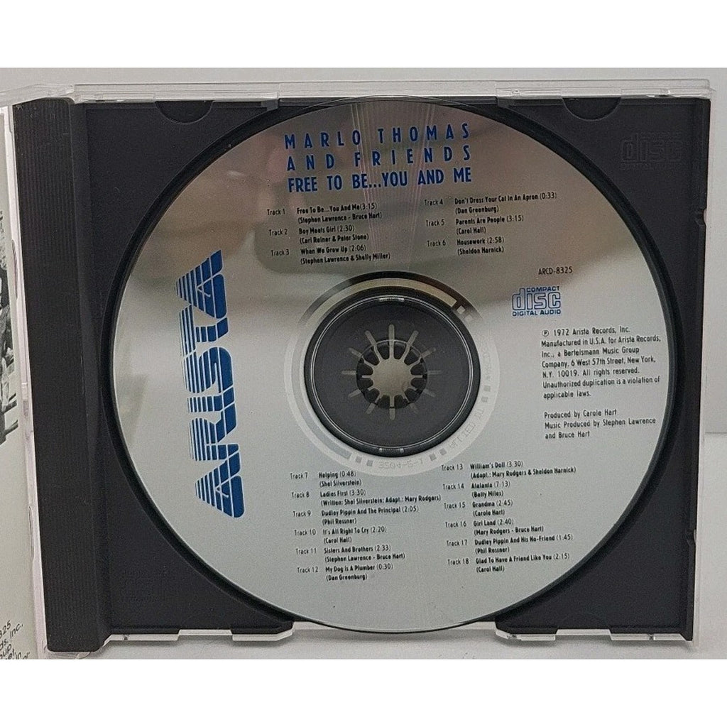 Free to Be You & Me by Marlo Thomas (CD, 1990)