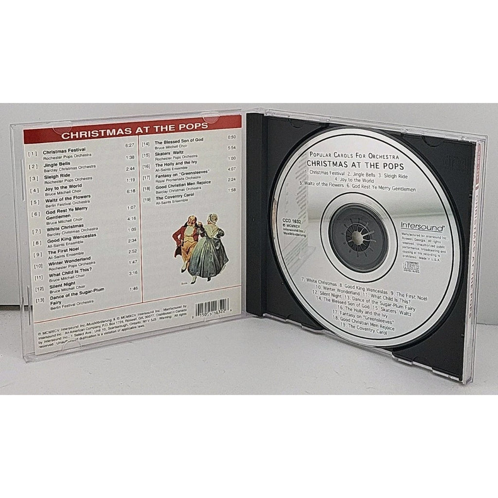 Christmas at the Pops by Various Artists (CD, Aug-1989, Intersound)