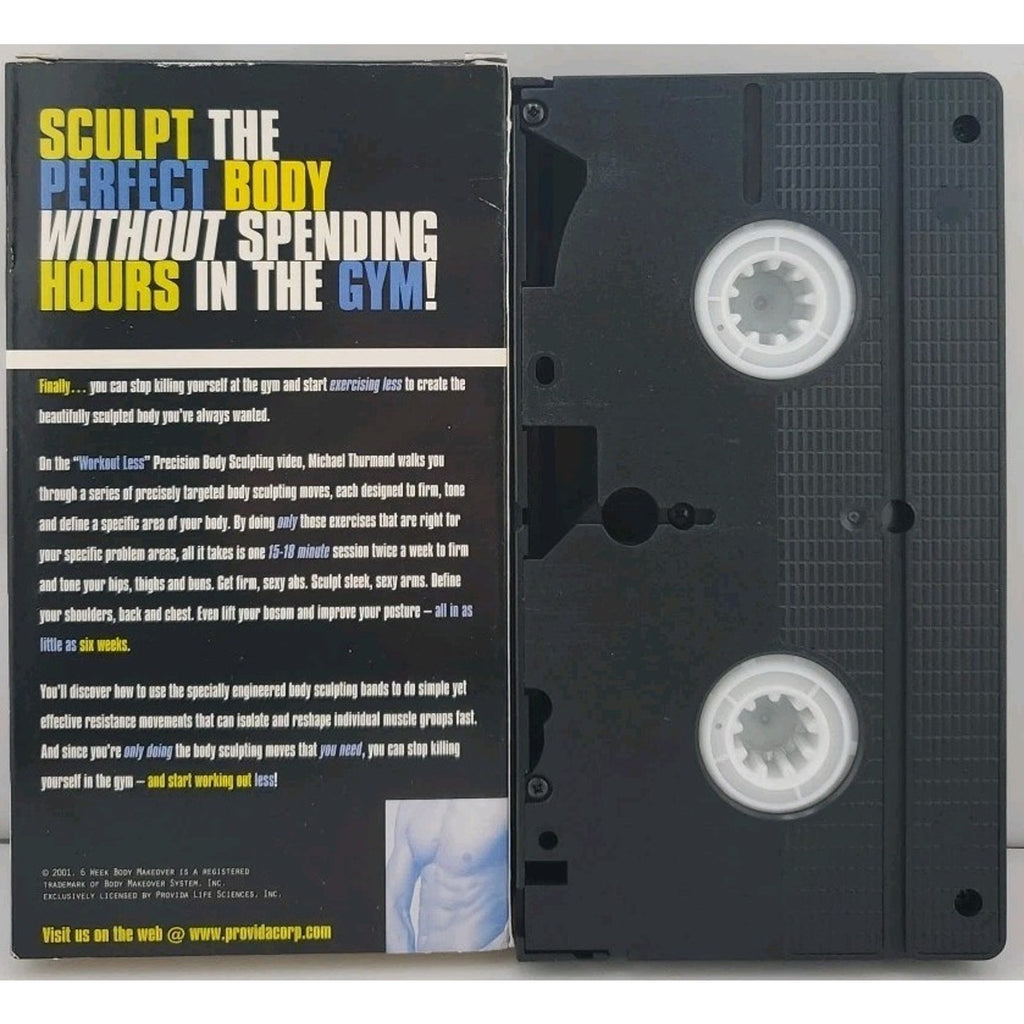 The Workout Less Precision Body Sculpting VHS (From the 6 Week Body Makeover)