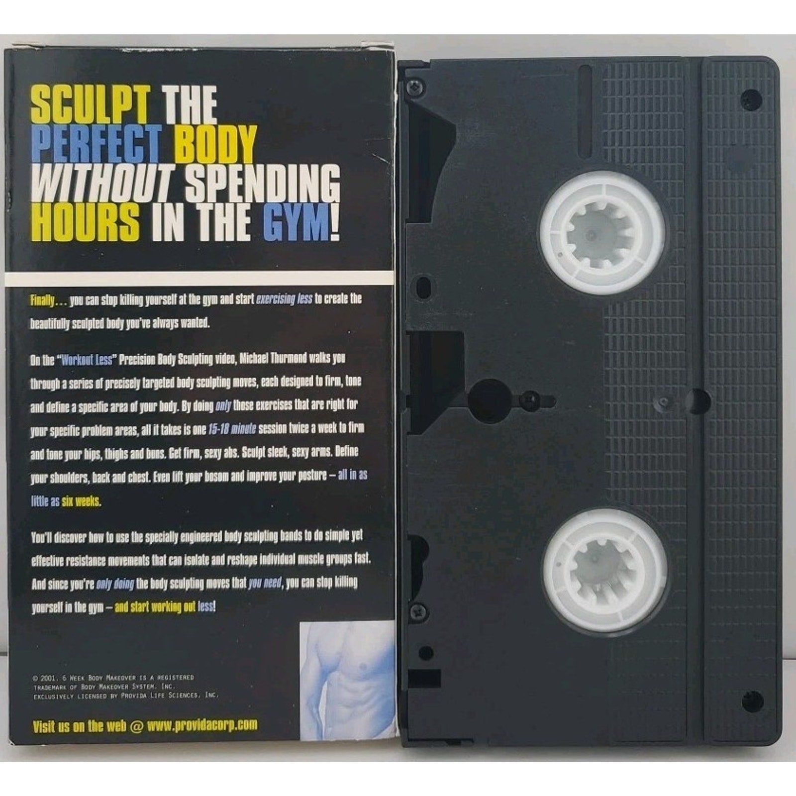 The Workout Less Precision Body Sculpting VHS (From the 6 Week Body Makeover)