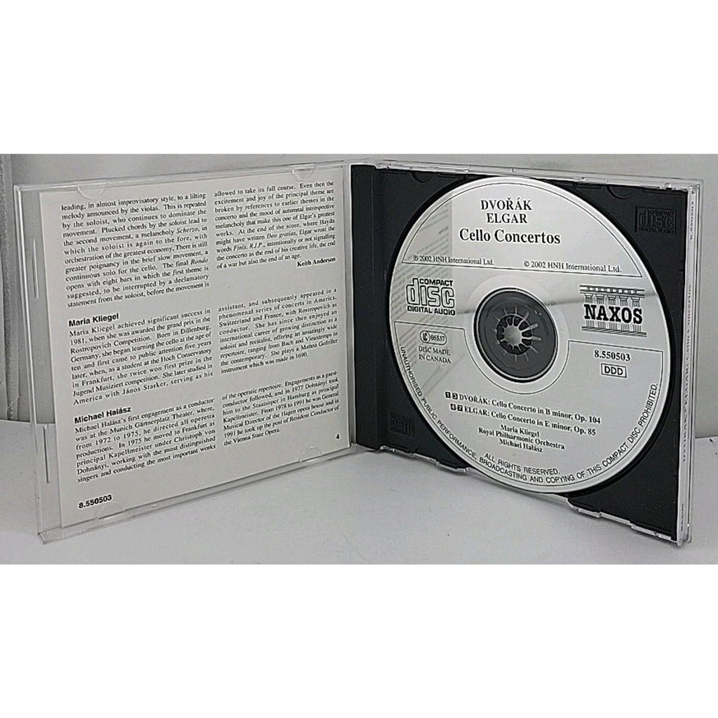Cello Concertos by Dvorak / Elgar / Halasz / Rpo (CD, 1994)