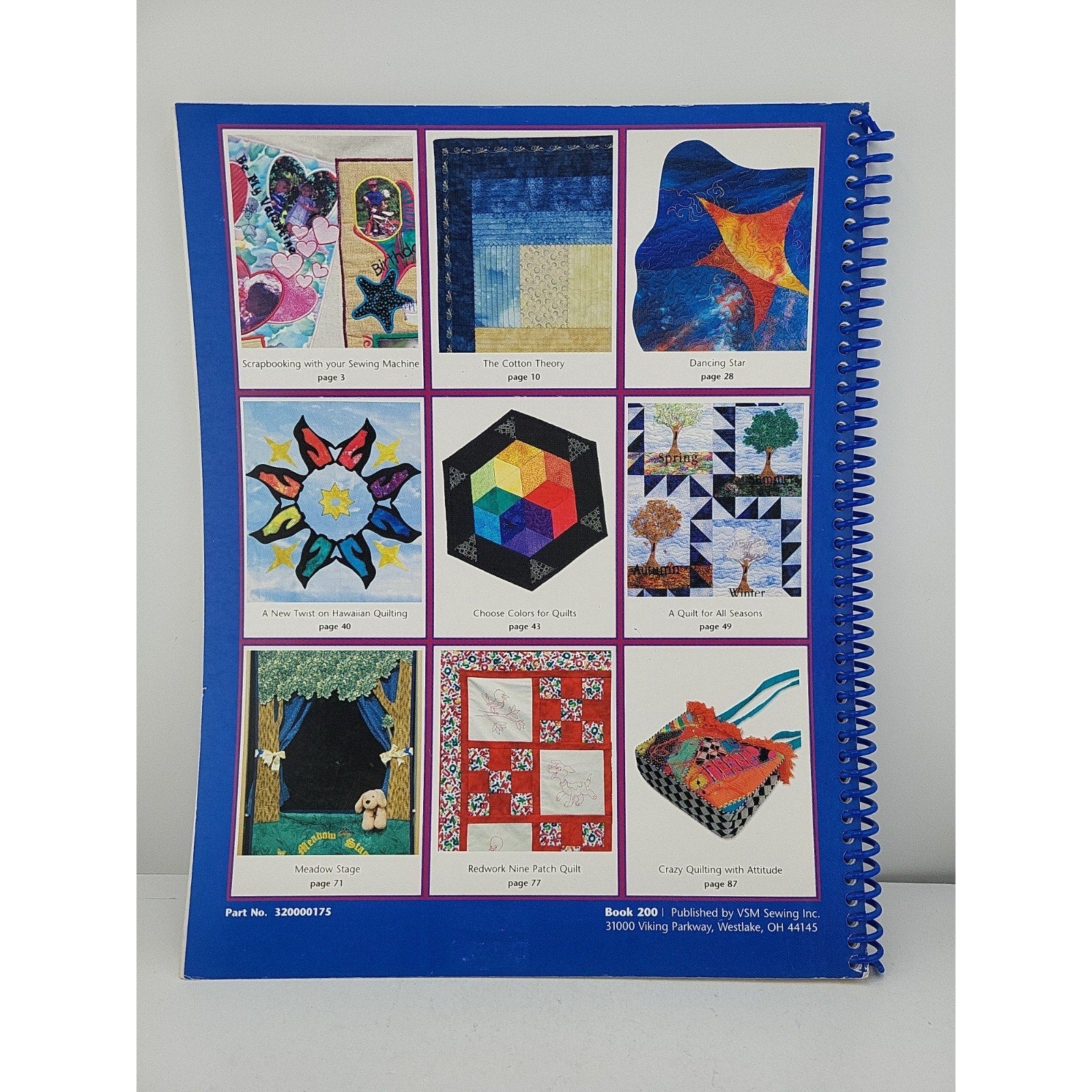 America Quilts Creatively Book 200 Spiral Paperback