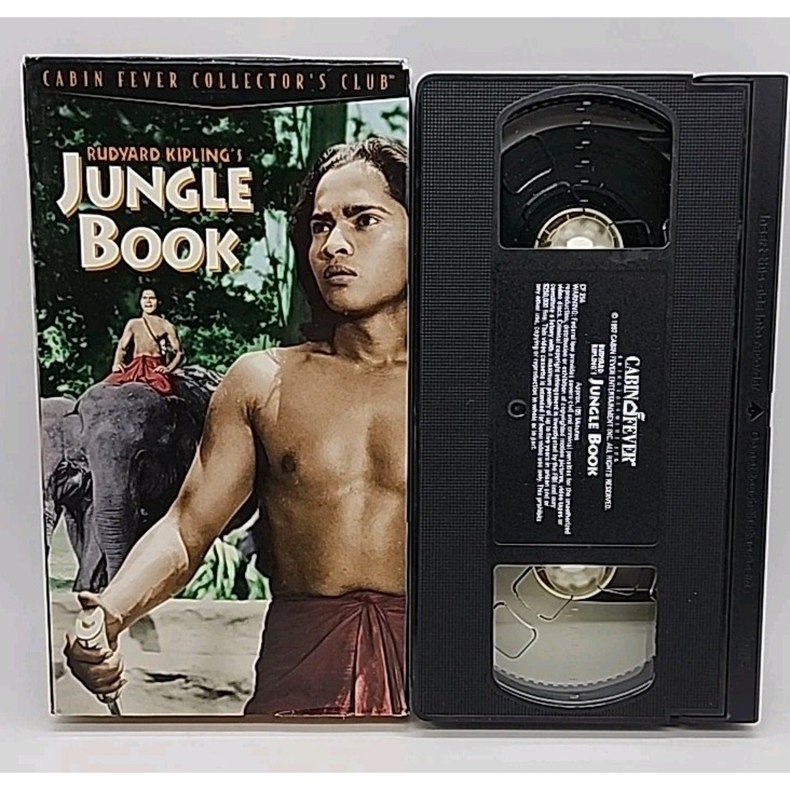 Rudyard Kipling's Jungle Book VHS - Cabin Fever Collector's Club
