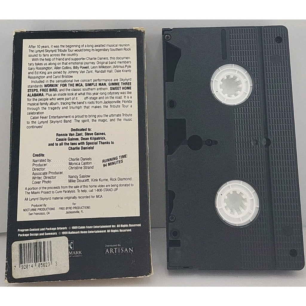 Lynyrd Skynyrd Tribute Tour Narrated By Charlie Daniels 10 Yrs Later VHS