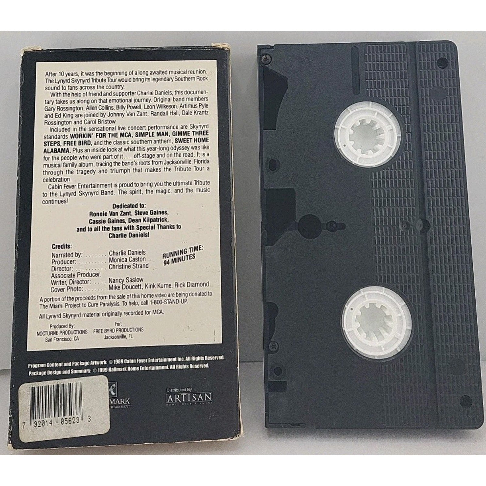 Lynyrd Skynyrd Tribute Tour Narrated By Charlie Daniels 10 Yrs Later VHS
