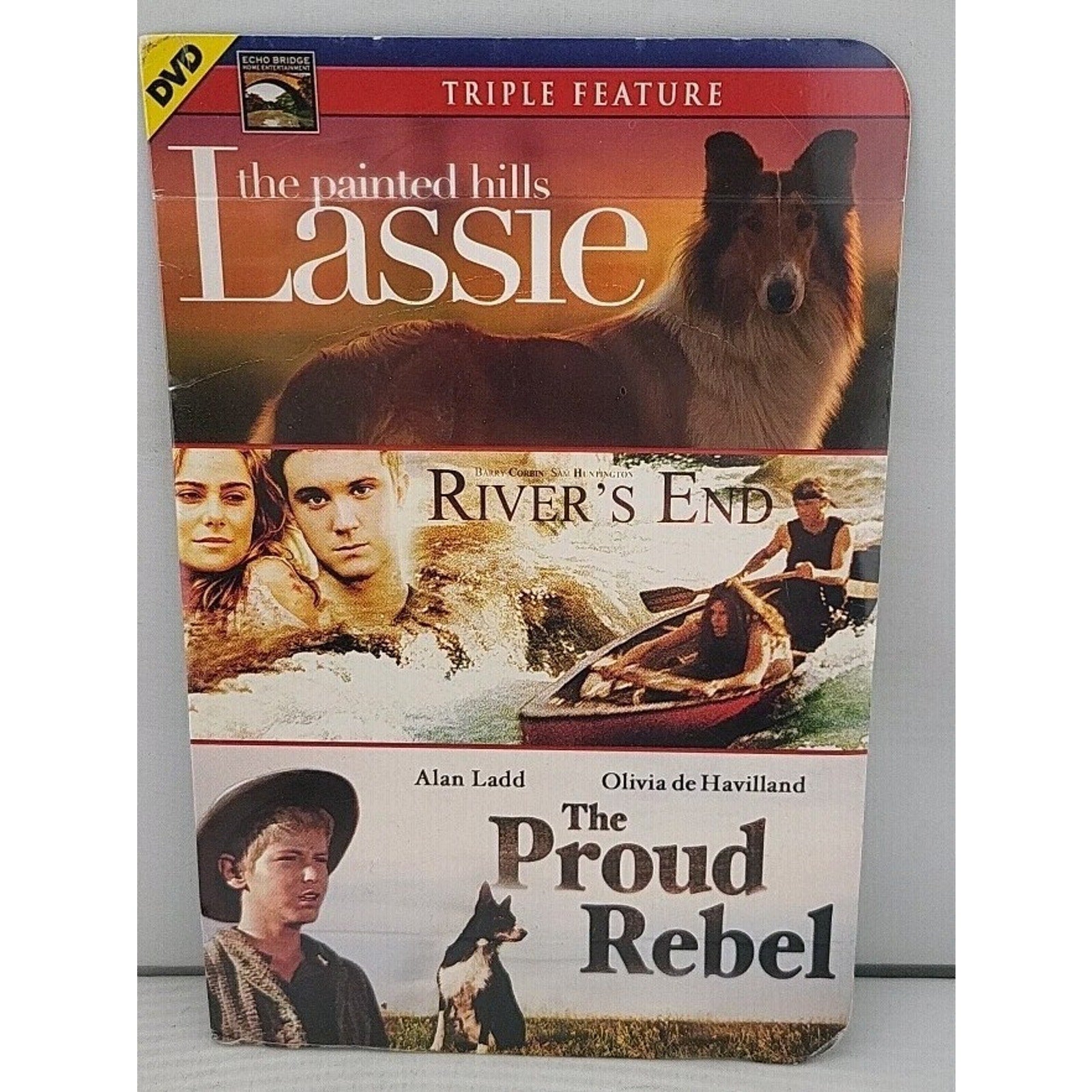 Lassie: The Painted Hills/Rivers End/The Proud Rebel (DVD, 2011) *Brand New*