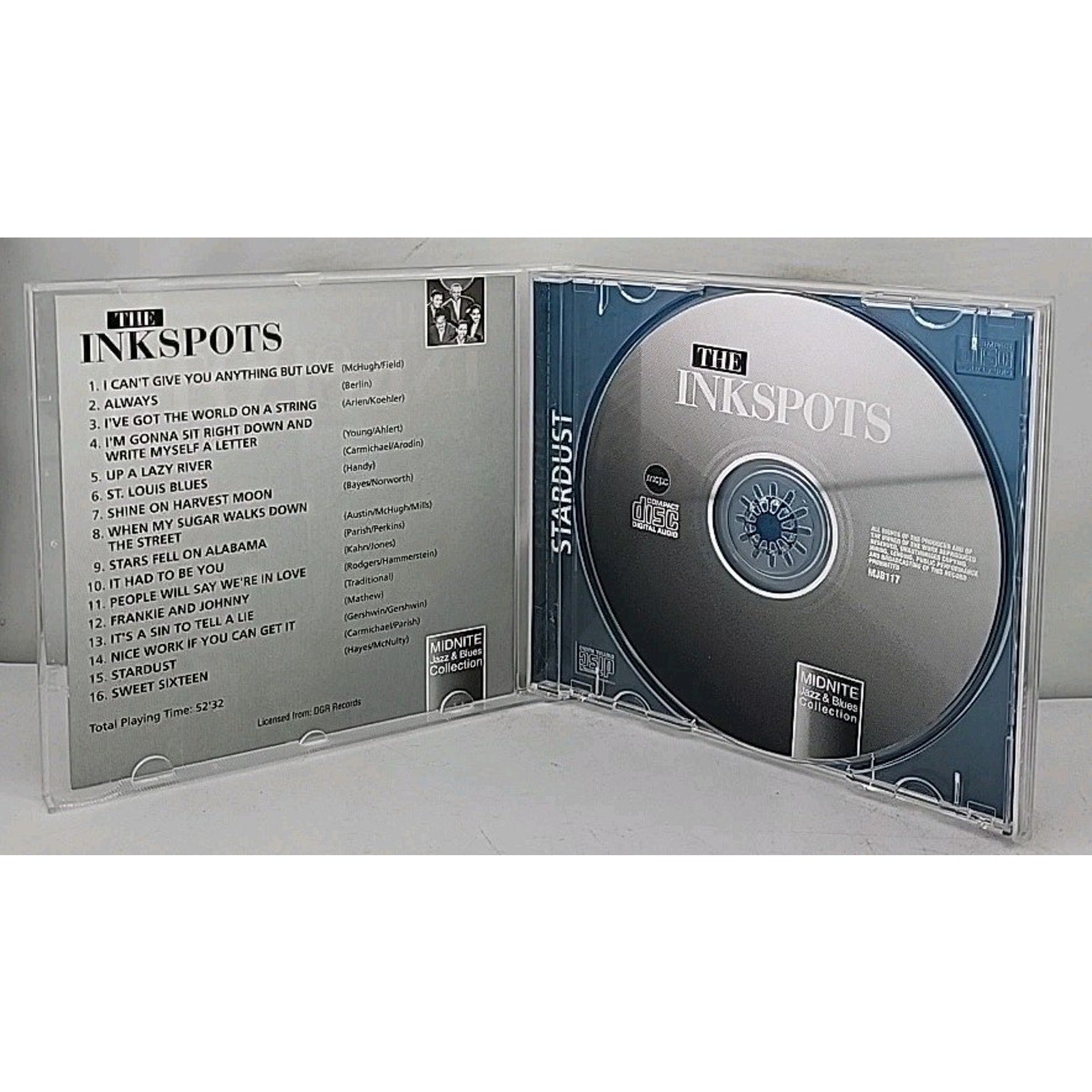 The Ink Spots Stardust Midinite Jazz Blues Collection CD 2002