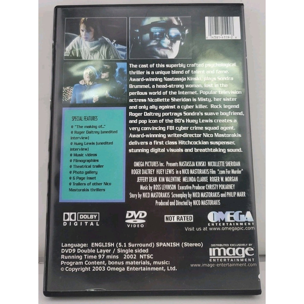 .Com For Murder (DVD, 2003)