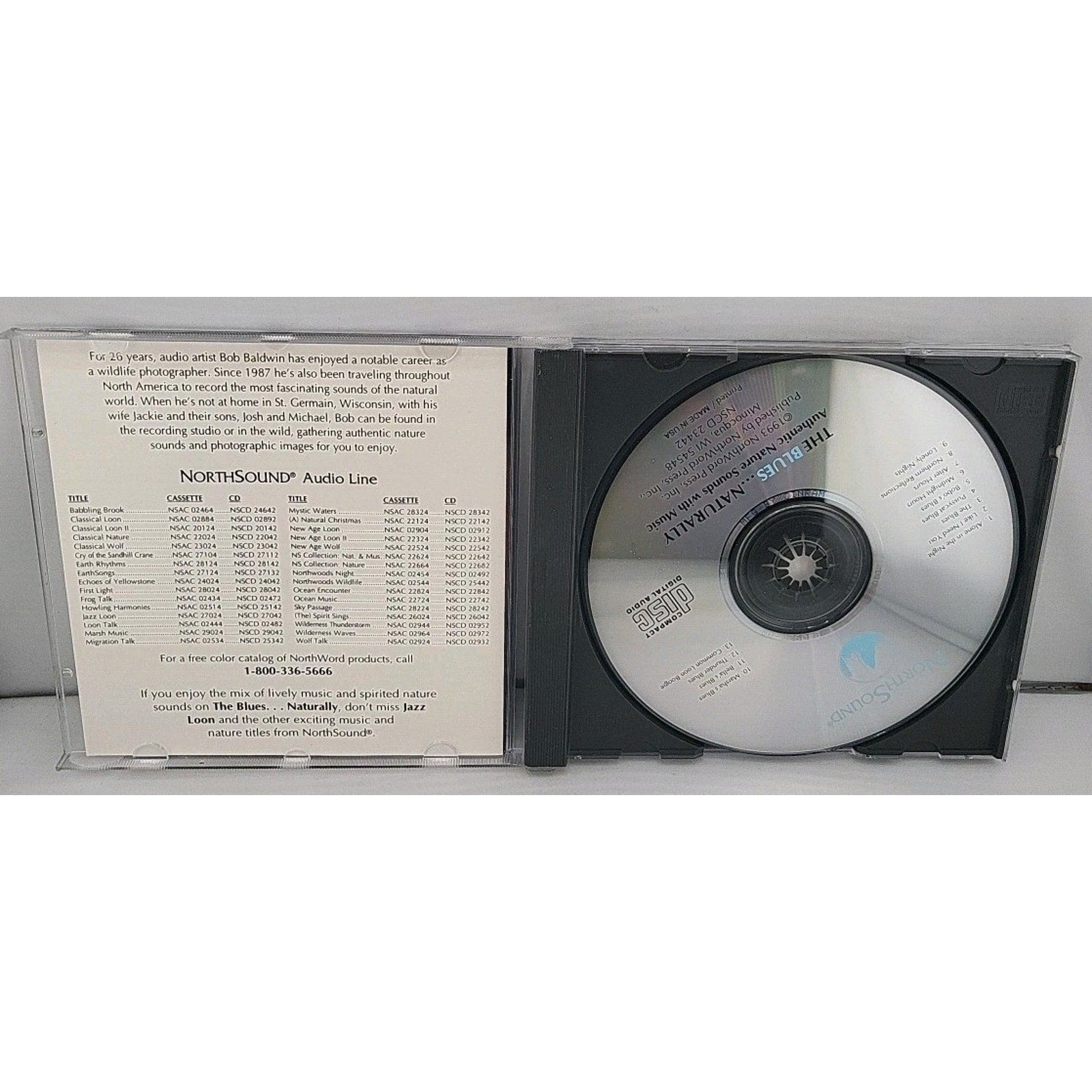 The Blues Naturally [CD - 1993] Produced by Robert Baldwin