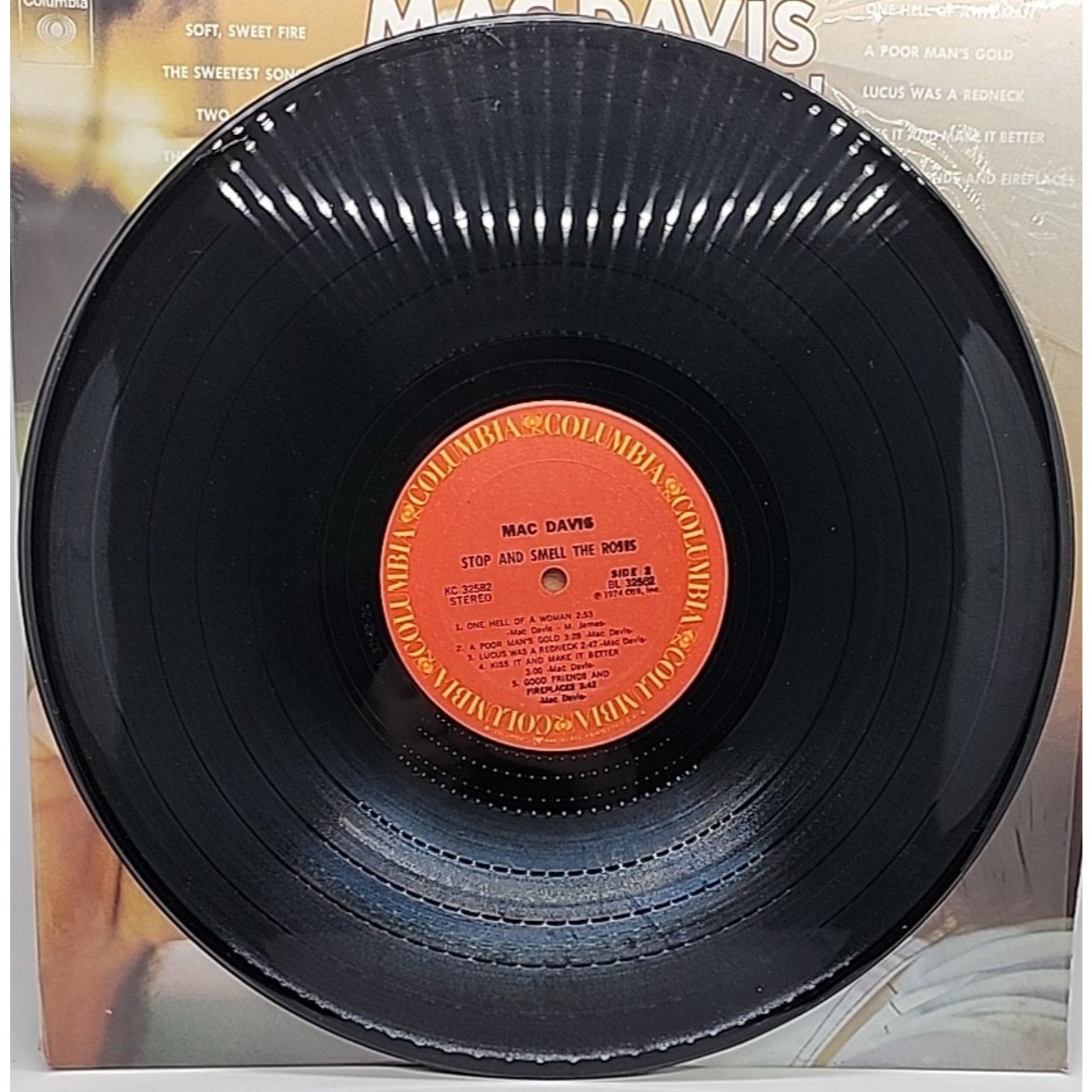 Mac Davis Stop And Smell The Roses (Record)