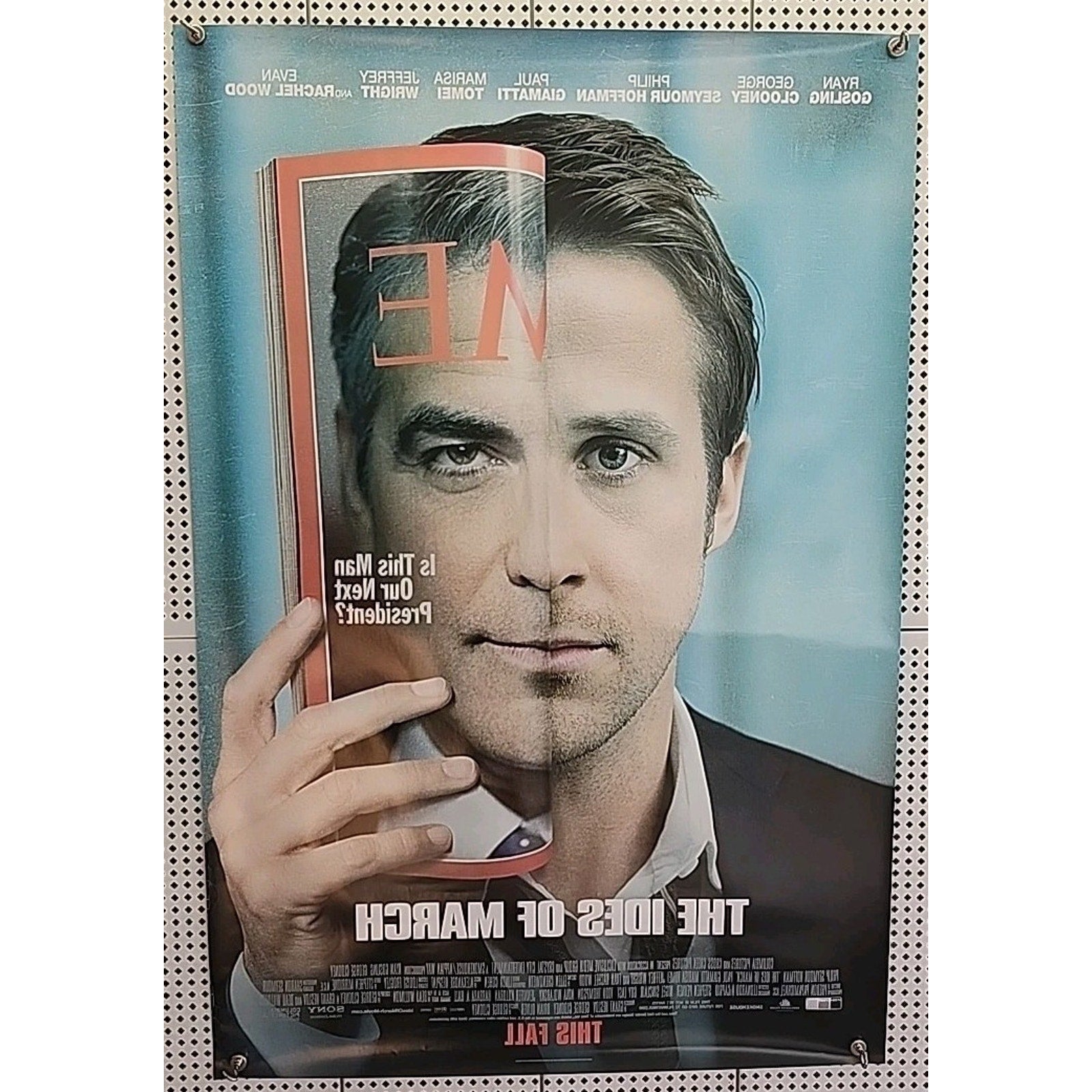 2011 The Ides of March Original One Sheet Rolled Double Sided Movie Poster 27X40