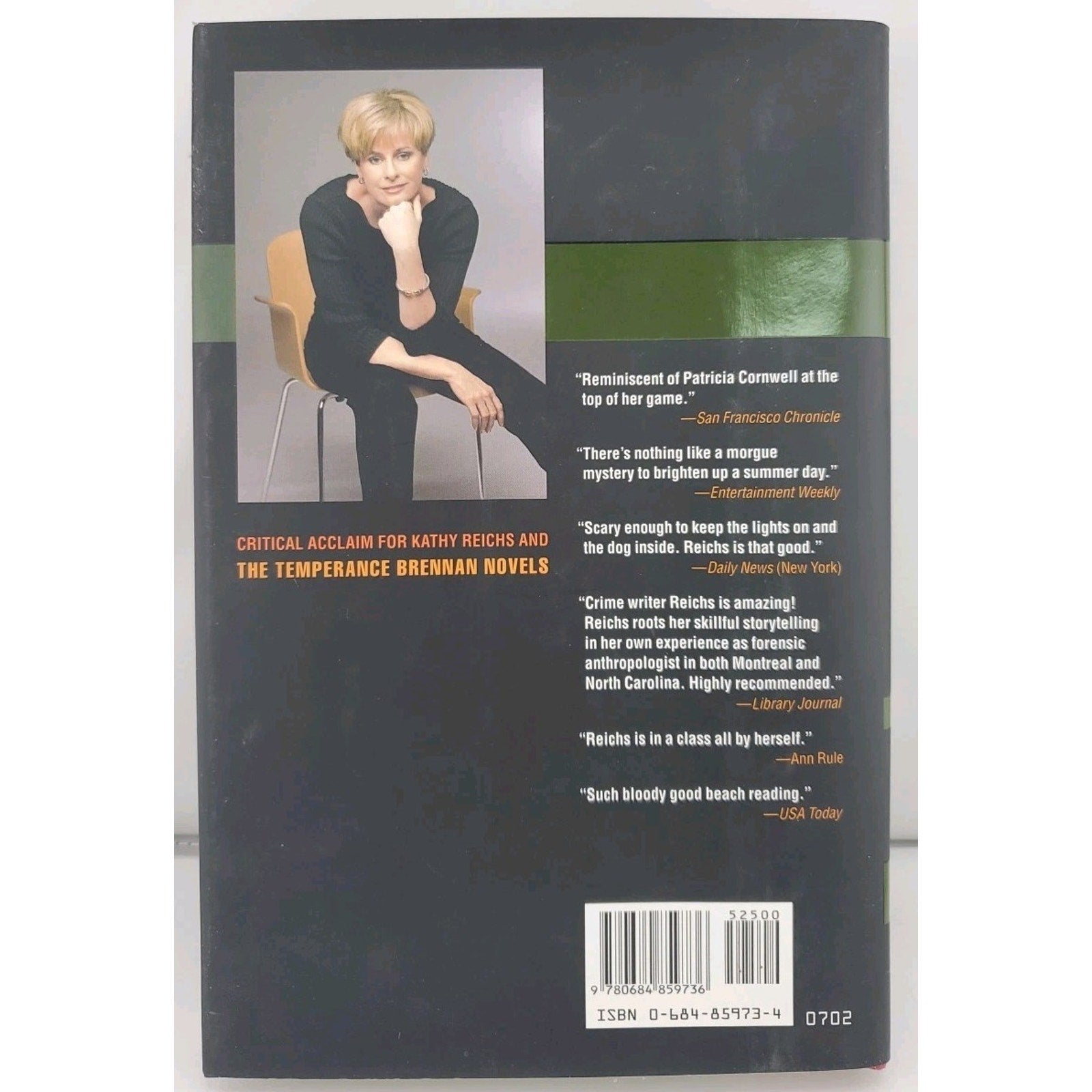 Grave Secrets by Kathy Reichs (2002, Hardcover)