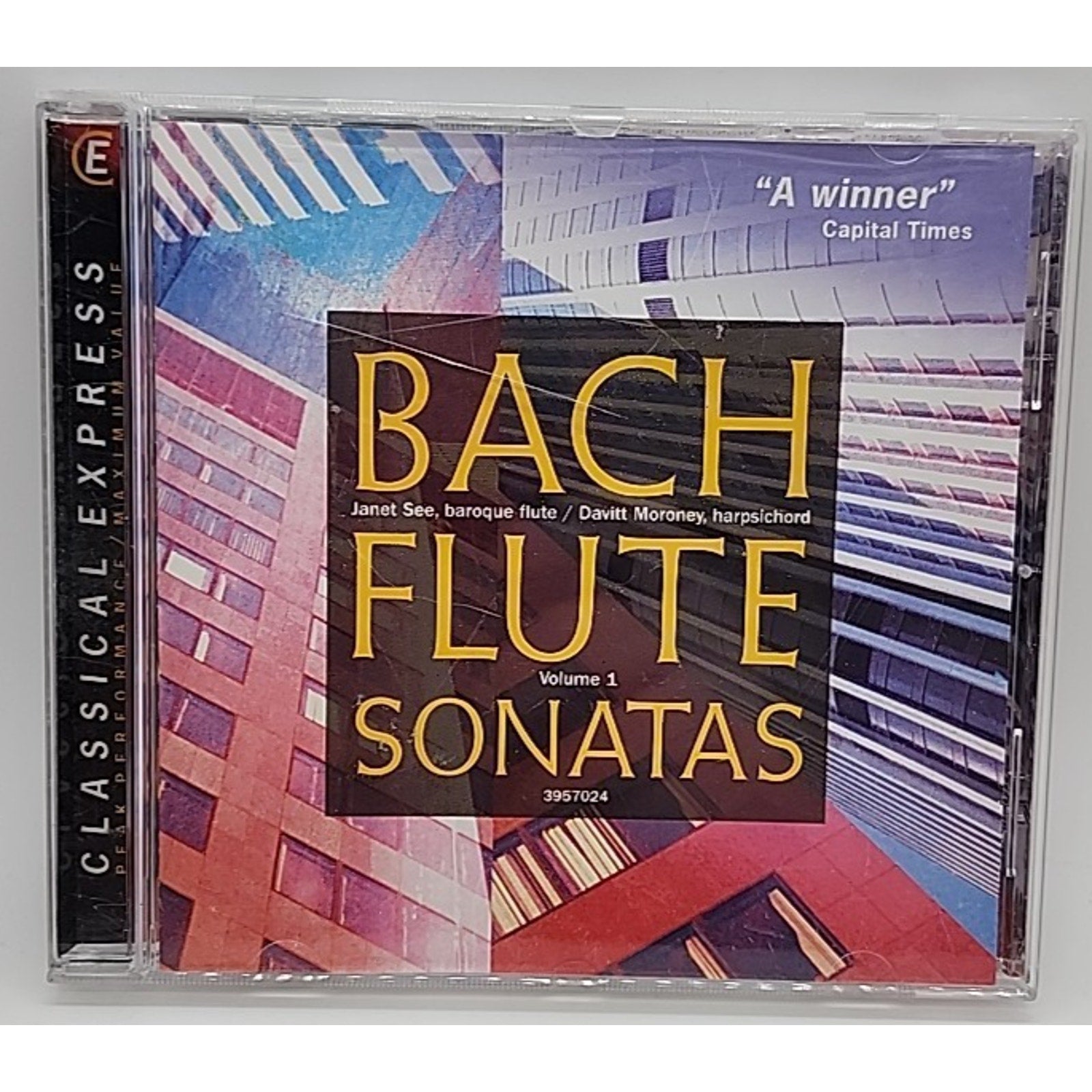 Flute Sonatas Vol. 1 by J.S. Bach (CD, 2001)