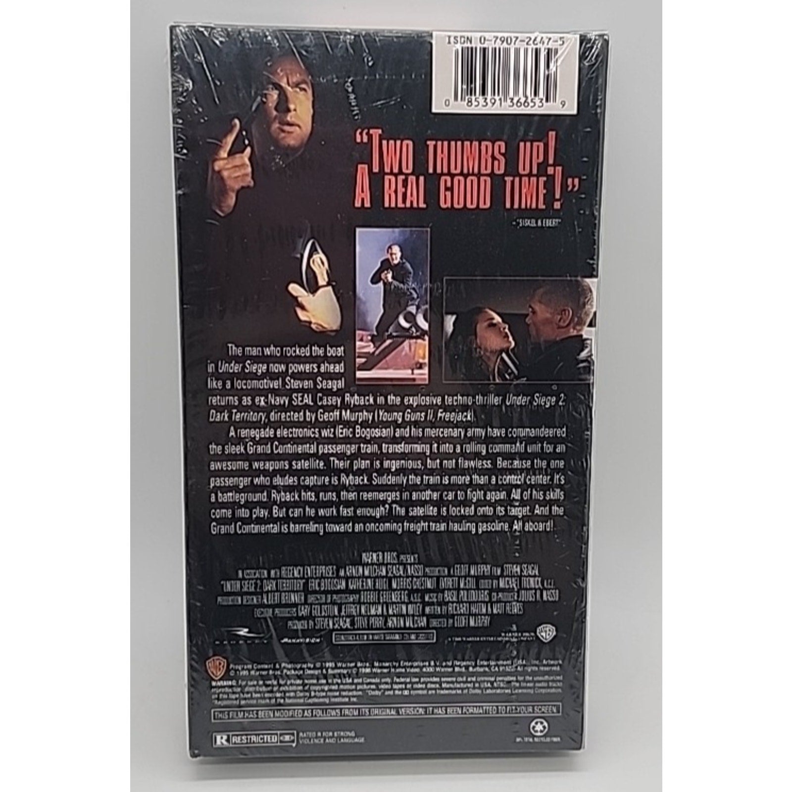 Under Siege 2 - Dark Territory (VHS) *Sealed*