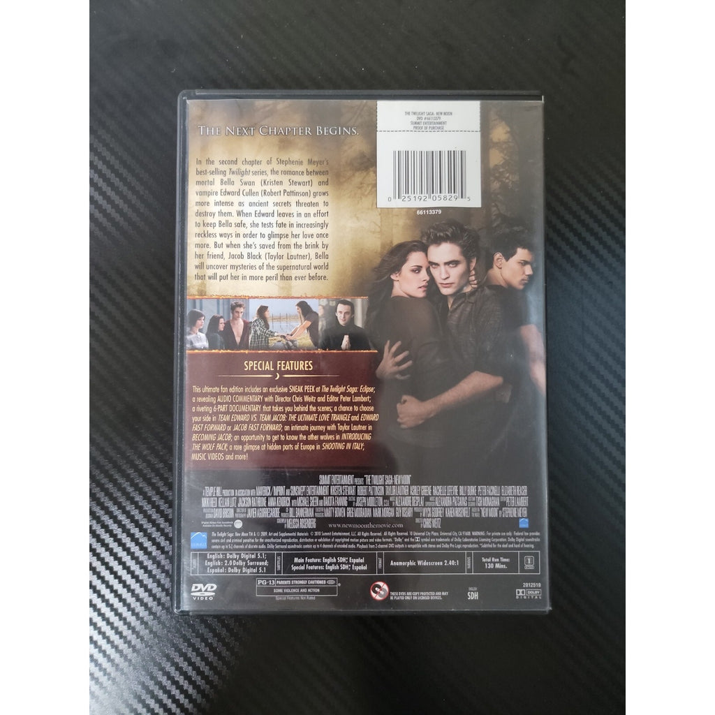 The Twilight Saga: New Moon (Ultimate Fan Edition DVD) Walmart Exclusive