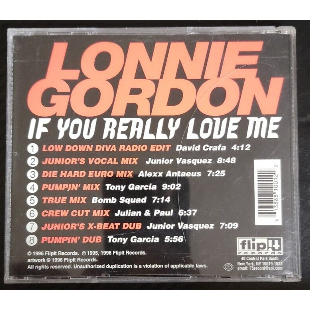 Lonnie Gordon If You Really Love Me (CD)