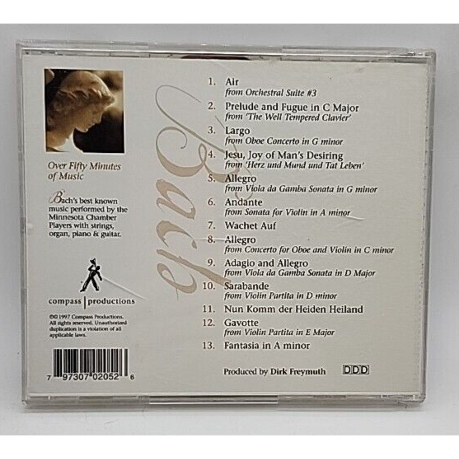 LifeScapes Bach Timeless Melodic Inspired Music CD Minnesota Chamber Players