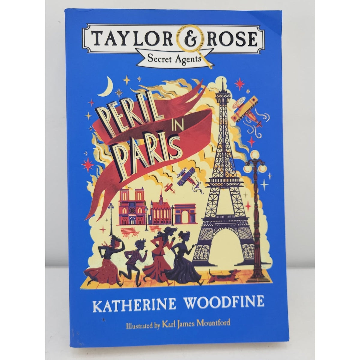 Peril in Paris by Katherine Woodfine (2018, Trade Paperback)