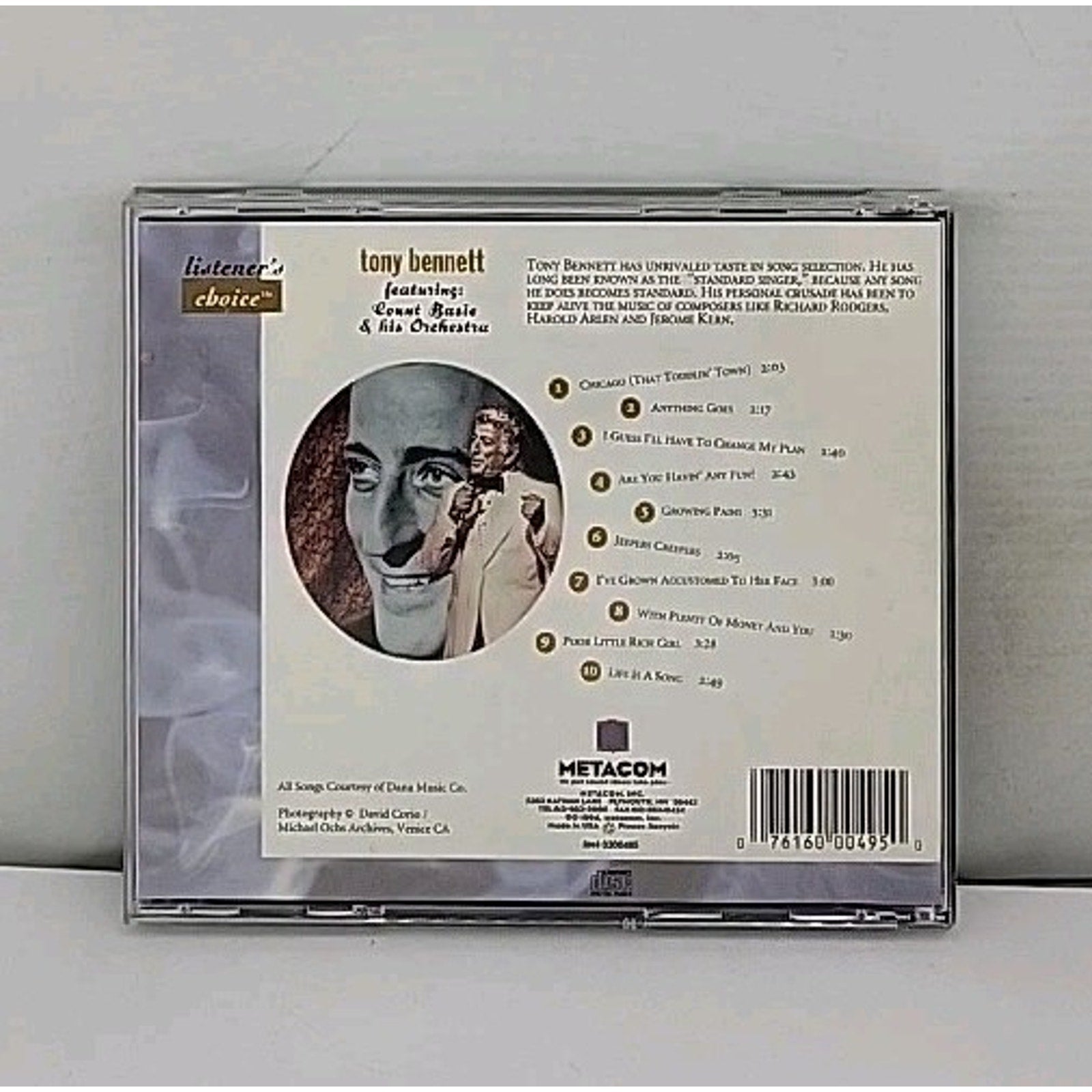 Tony Bennett - The Master of Song (featuring Count Basie & His Orchestra) (CD)
